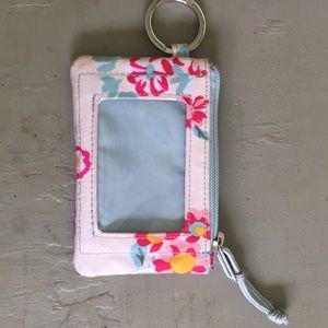 Vera Bradley Zip ID case and lanyard